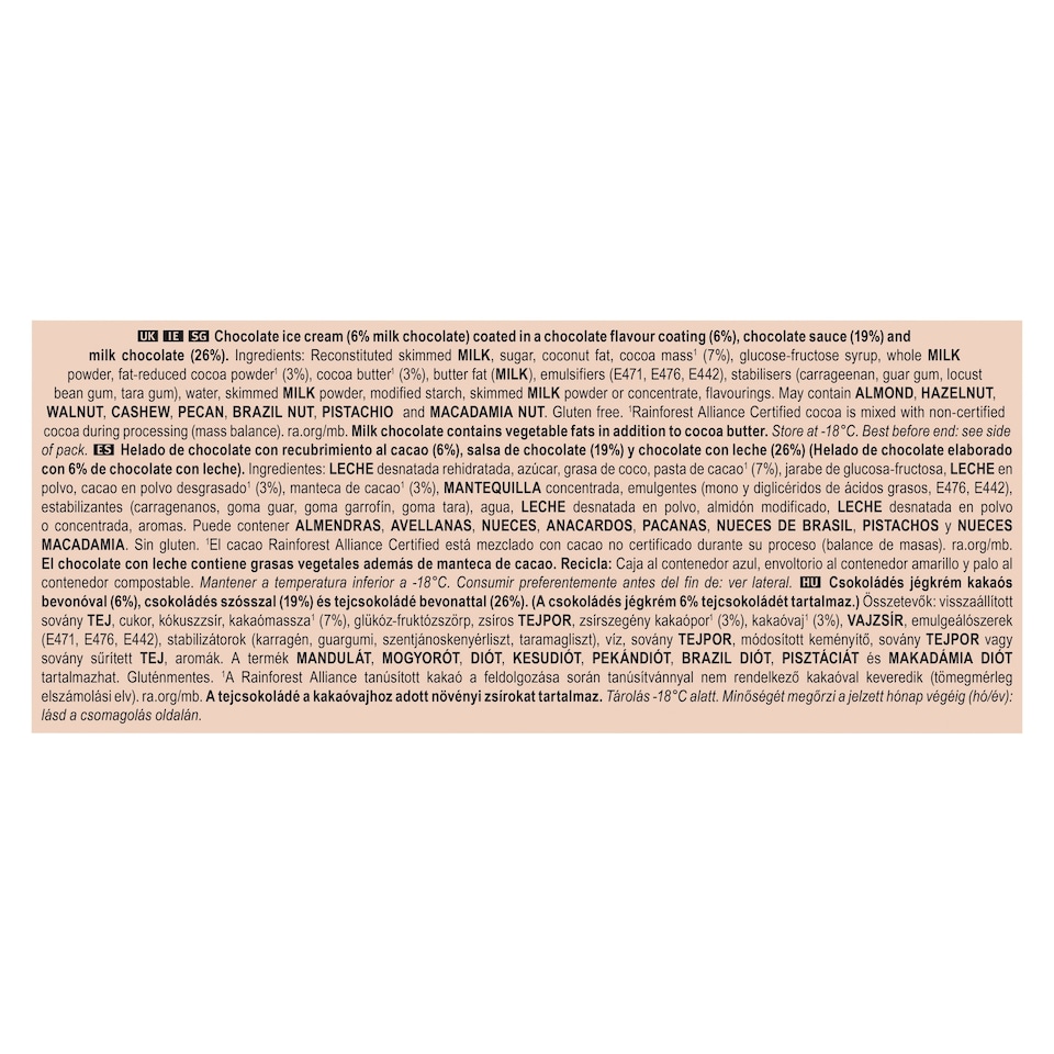 image 1 of MAGNUM ICE CREAM DOUBLE CHOCOLATE 3 x 85 ml