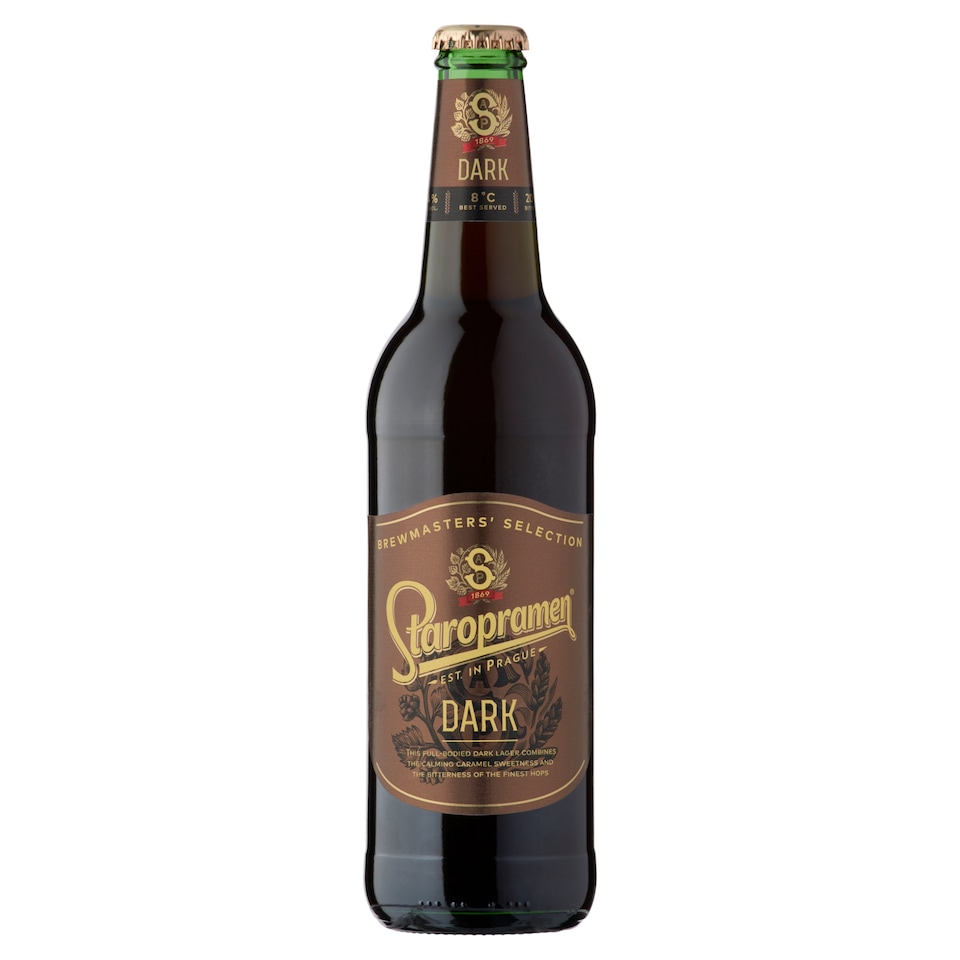 image 1 of Staropramen Dark Premium Lager Beer 4,4% 0,5 l
