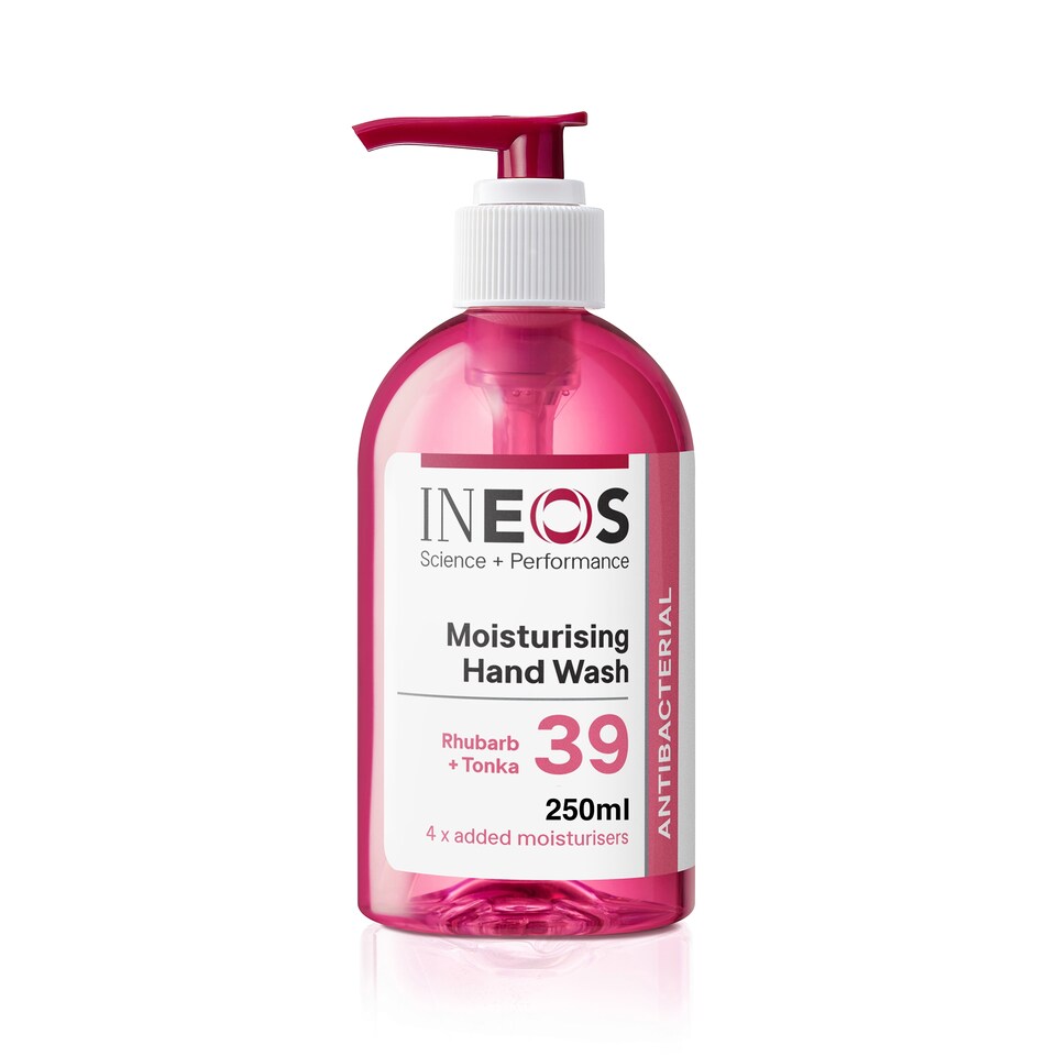 Ineos Moisturising Hand Wash Rhubarb And Tonka 250Ml