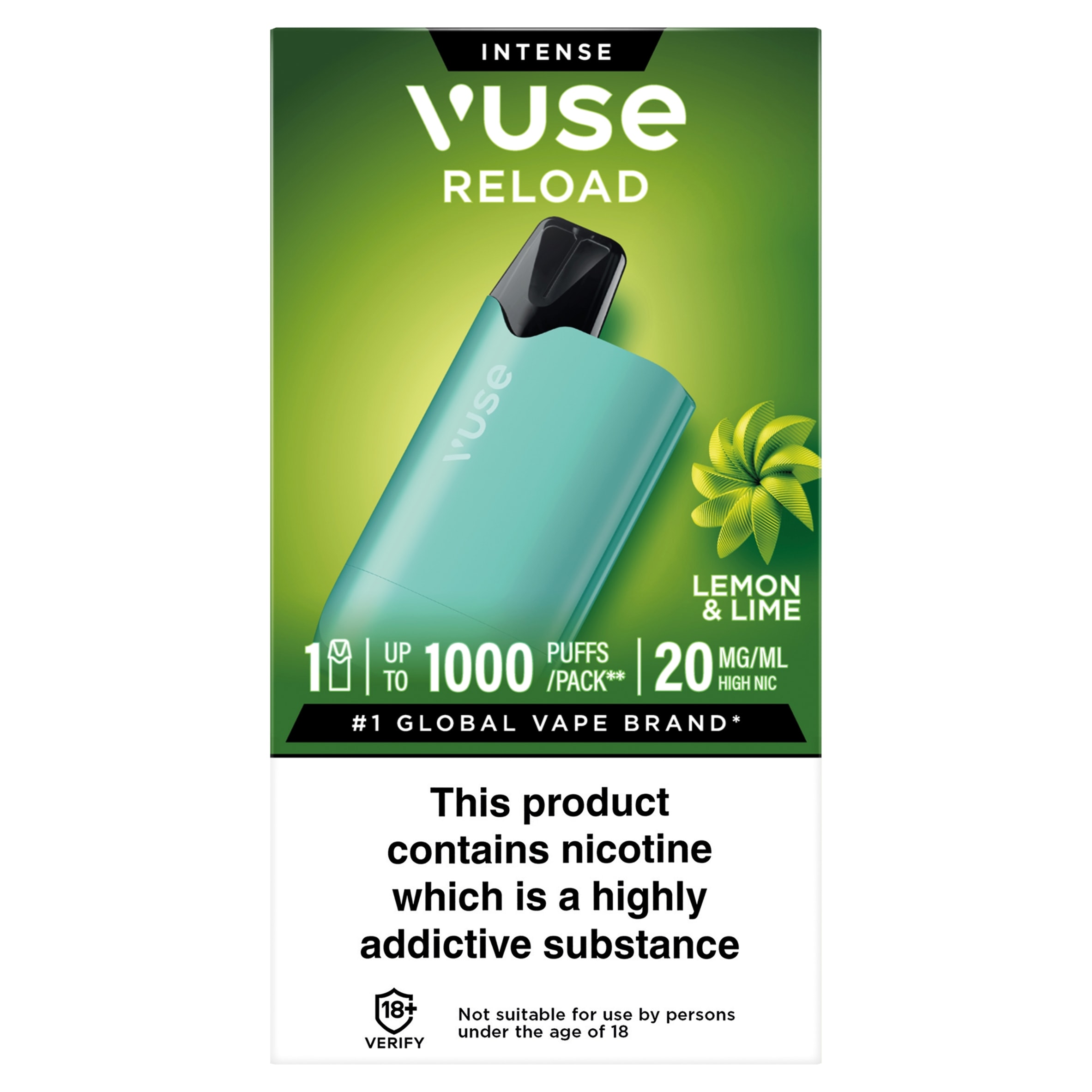 vuse go reload tesco Vuse Reload Lemon & Lime 20mg