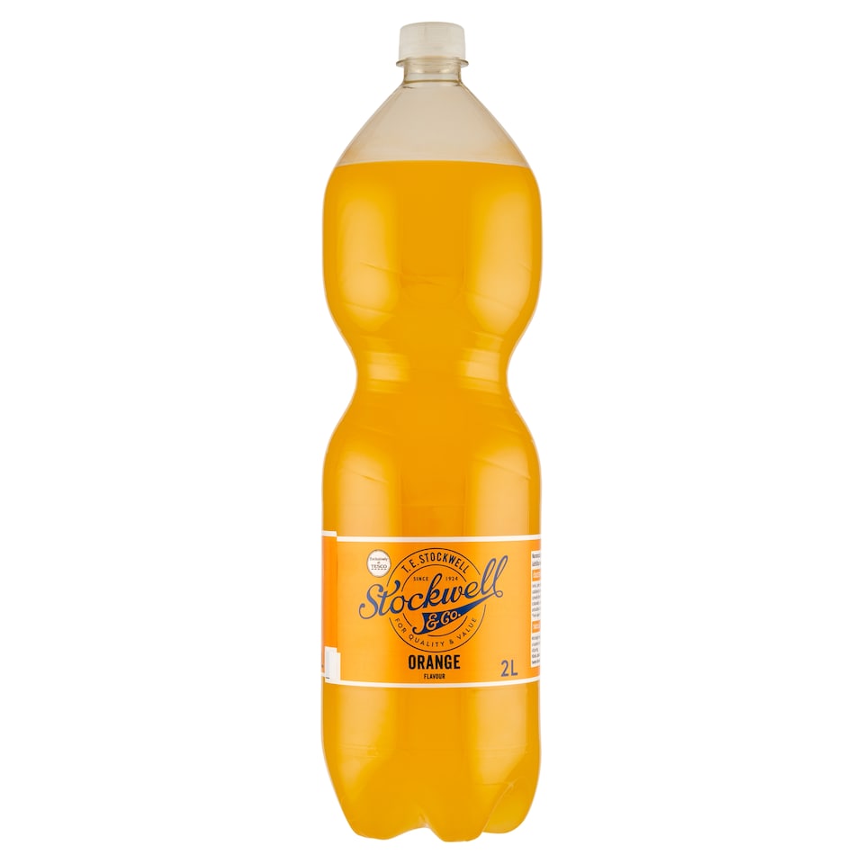 Stockwell & Co. Orange-Flavoured Carbonated Soft Drink with Sweeteners 2 l
