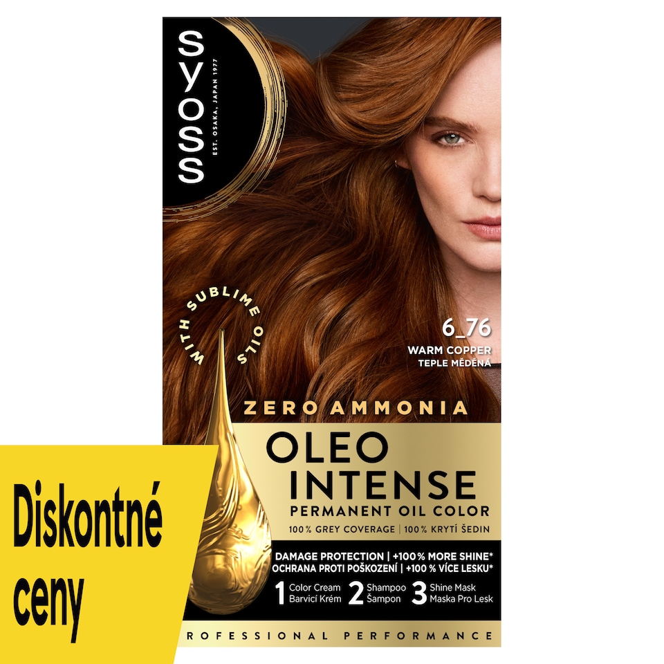 Syoss Oleo Intense 6-76 Teplý medený 50 ml