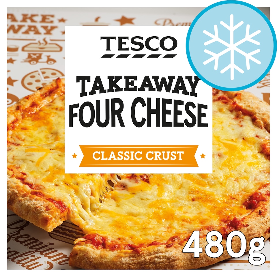 Tesco Takeaway 4 Cheese Pizza 480G