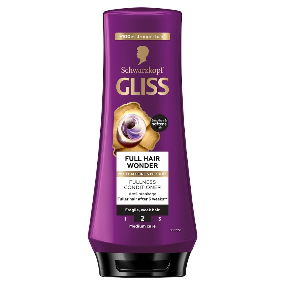 image 1 of Gliss Full Hair Wonder Conditioner with Caffeine & mPeptides 200 ml