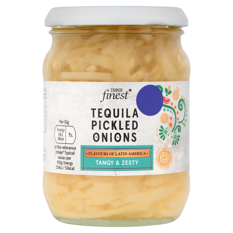Tesco Finest Tequila Pickled Onions 340g