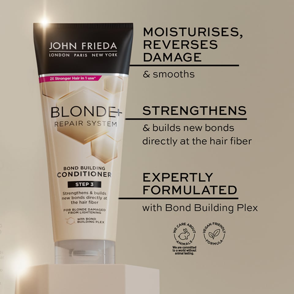 image 1 of John Frieda Blonde+ Repair System Bond Building Conditioner 250ml
