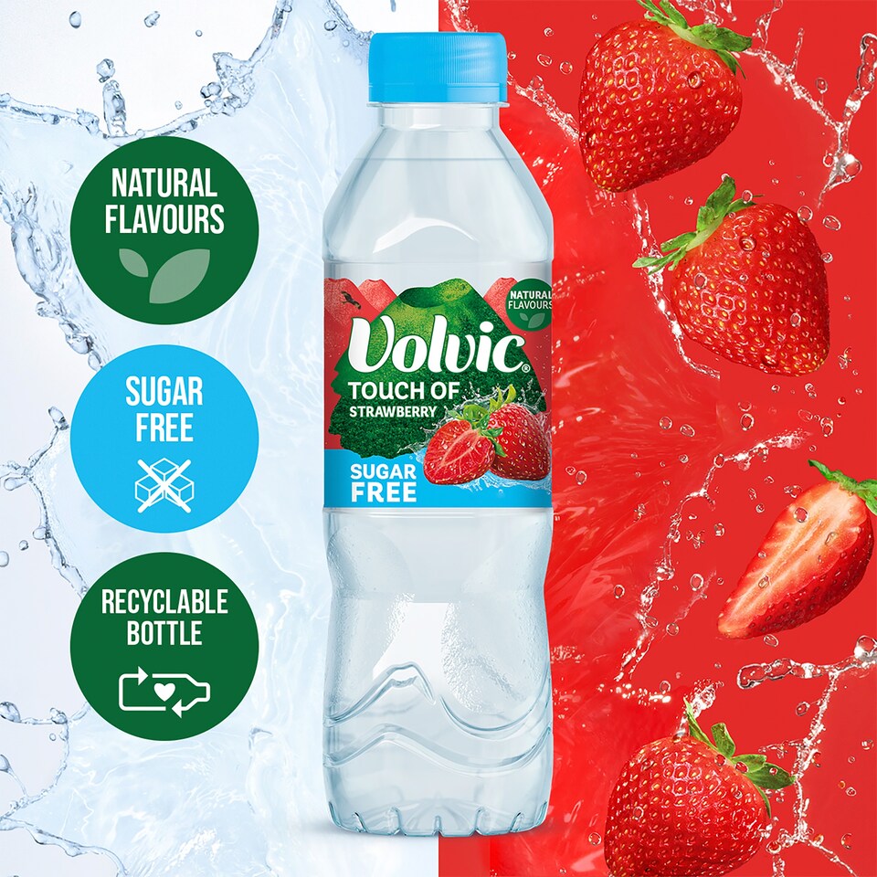 image 1 of Volvic Touch Of Fruit Strawberry Sugar Free 500Ml