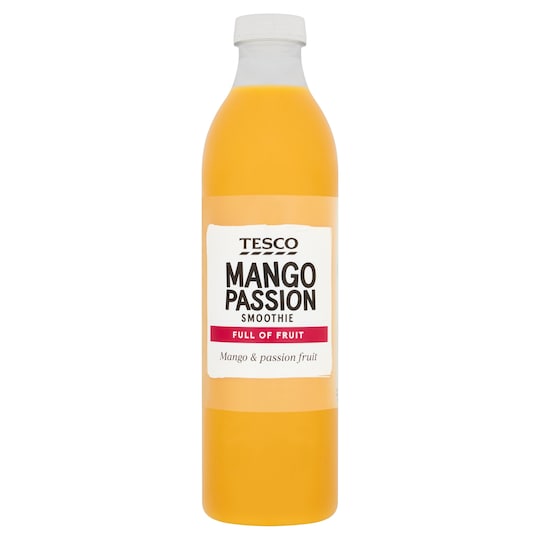 Tesco Mango Passion Fruit Smoothie 750Ml Tesco Groceries