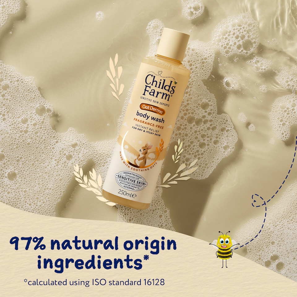 image 1 of Childs Farm OatDerma Body Wash Fragrance-Free 250ml