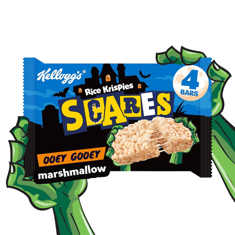 image 1 of Kellogg's Rice Krispies Squares Marshmallow Snack Bars Multipack, 4x28g