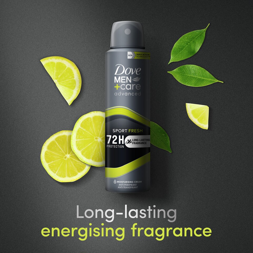 image 1 of Dove Men+Care Sport Fresh 72h Antiperspirant Deodorant 150ml