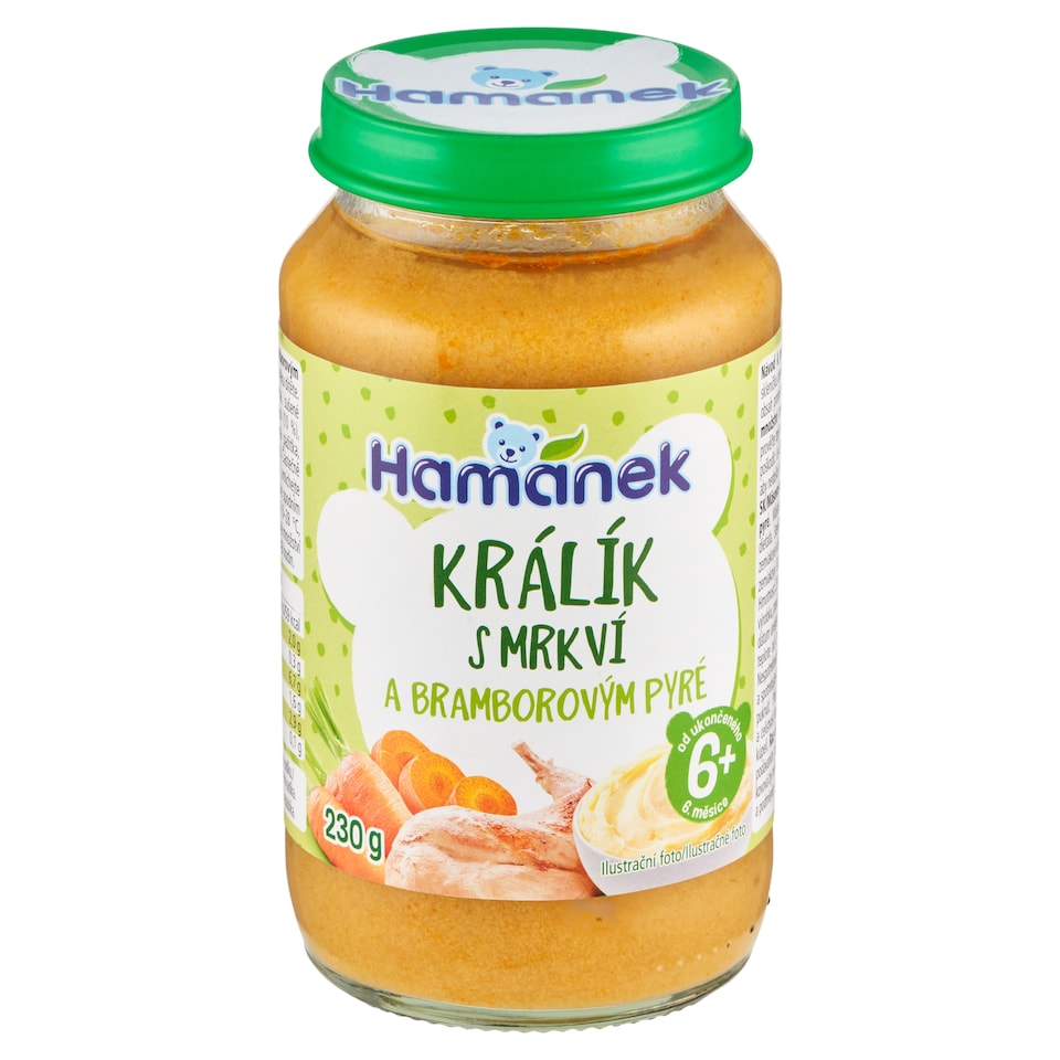 Obrázek 1 pro produkt Hamánek Králík s mrkví a bramborovým pyré 230g
