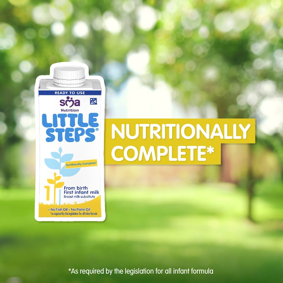 image 1 of SMA Little Steps First Baby Milk Liquid Ready to Feed 200ml