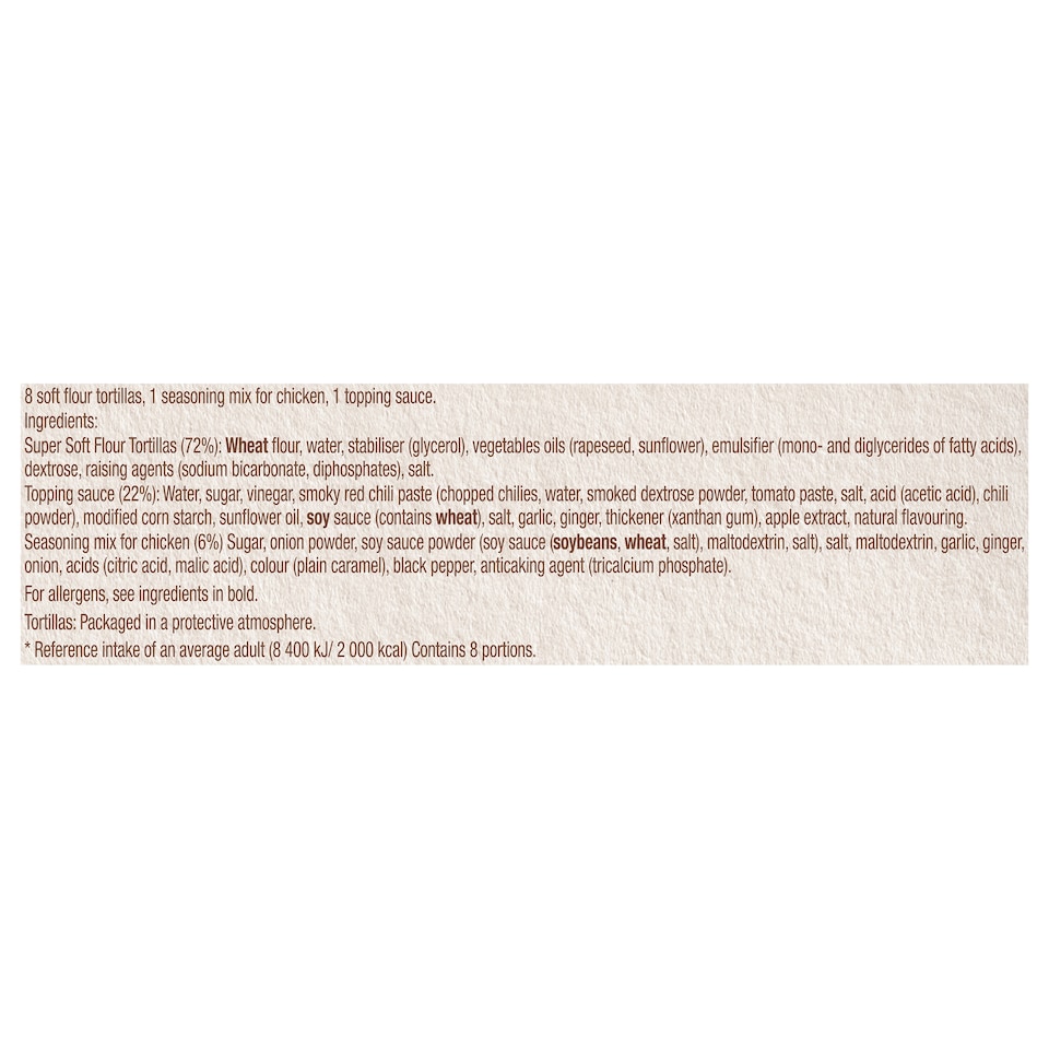 image 1 of Old El Paso Teriyaki Fajita Fusion Kit 451G