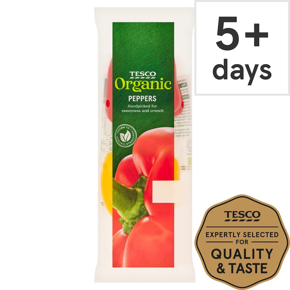Tesco Organic Pepper 250G