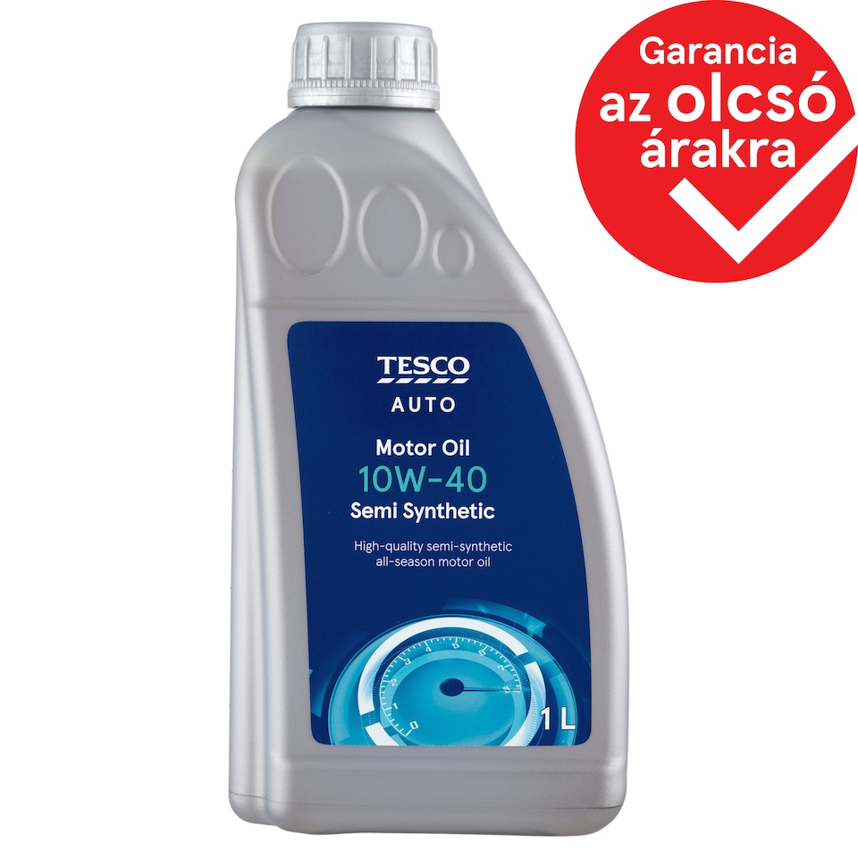 Tesco Auto Semi Synthetic 10W-40 Motor Oil 1 l