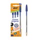 image 1 of Bic Cristal 4 Pouch Ballpen Blue