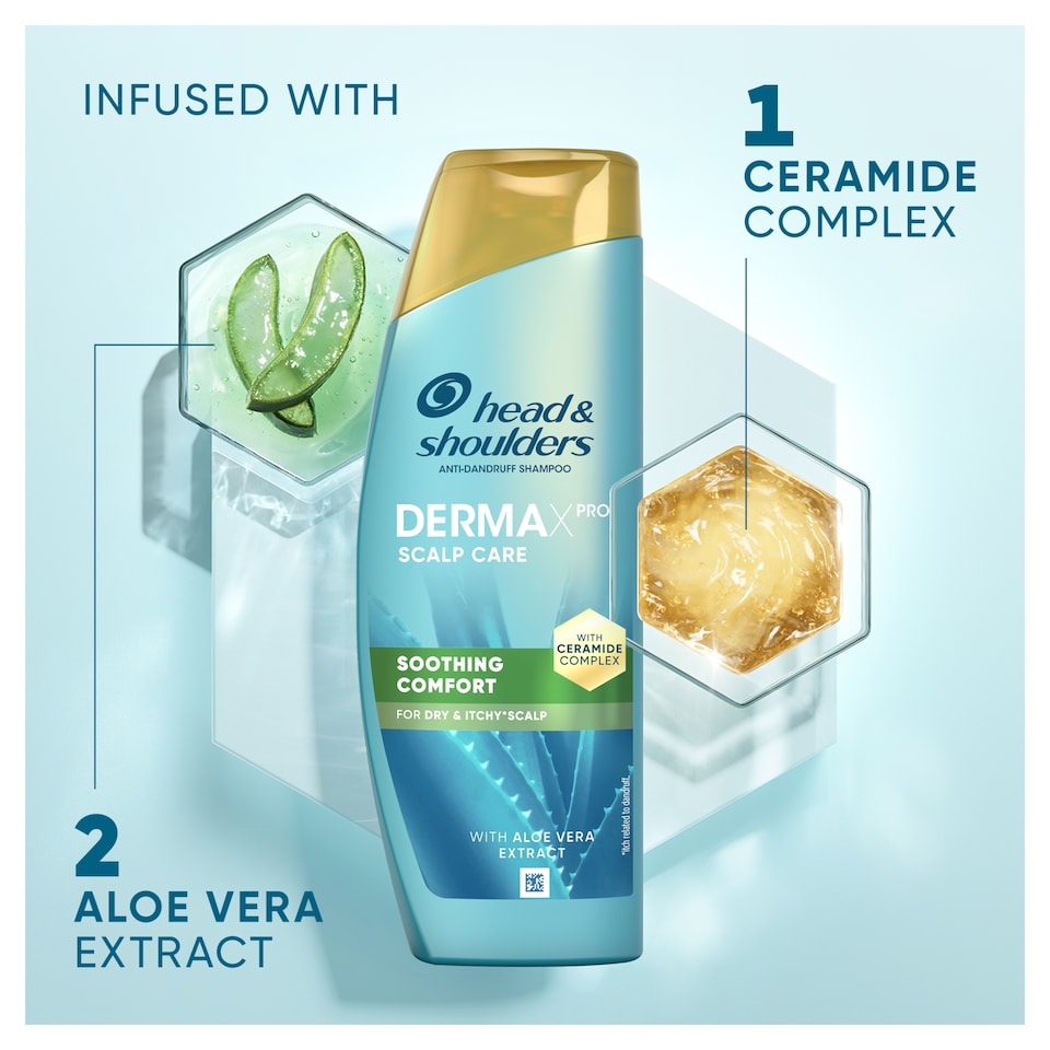image 1 of Head & Shoulders Soothing Comfort Anti Dandruff Shampoo 300Ml