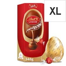 Lindt Milk Chocolate Egg With Lindor Milk Truffels 348G