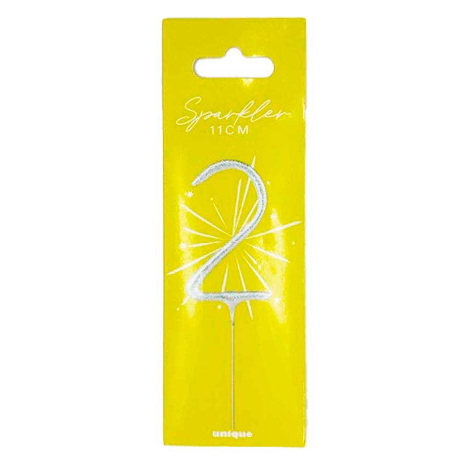 Number 2 Cake Sparkler