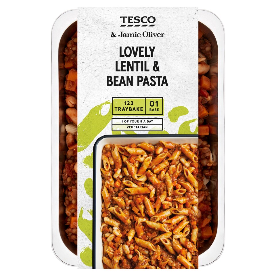 Tesco & Jamie Oliver Lovely Lentil & Bean Pasta 800G