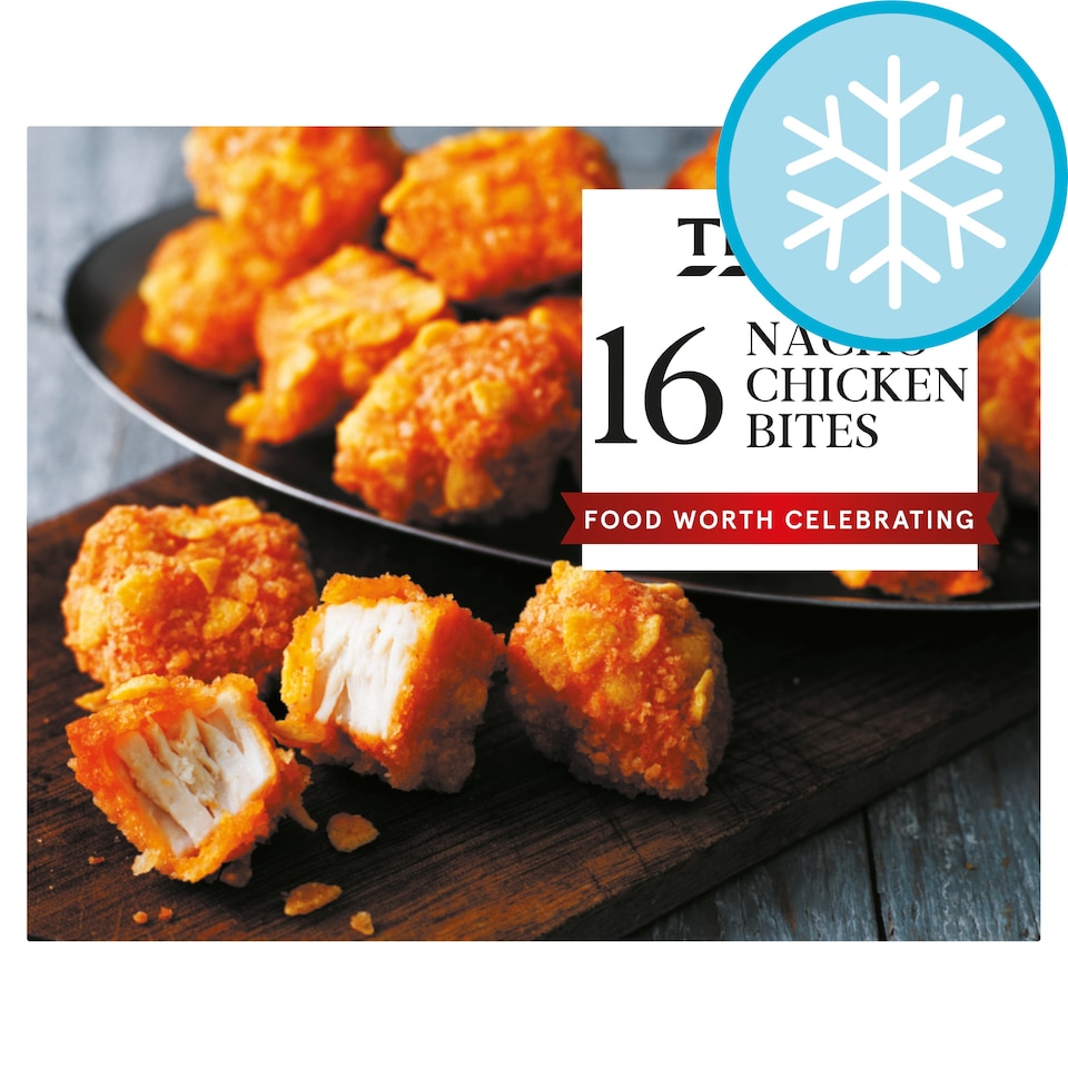 Tesco 16 Nacho Chicken Bites 200G