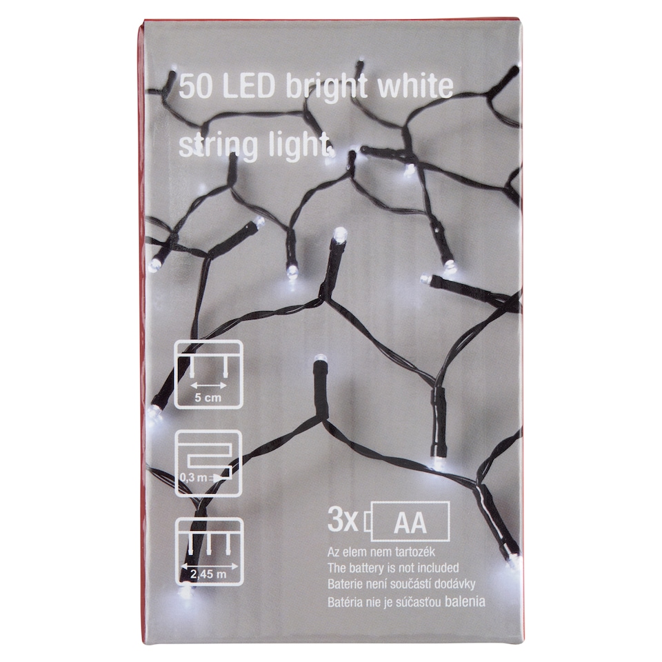 Snow Meister SM2582 50 LED jasne biele svetlo na batérie