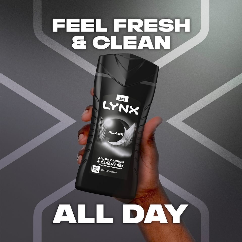 image 1 of Lynx Black Bodyspray & Bodywash Gift Set 