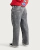 image 3 of F&F Boys Cotton Rich Denim Drawstring Jeans in Grey
