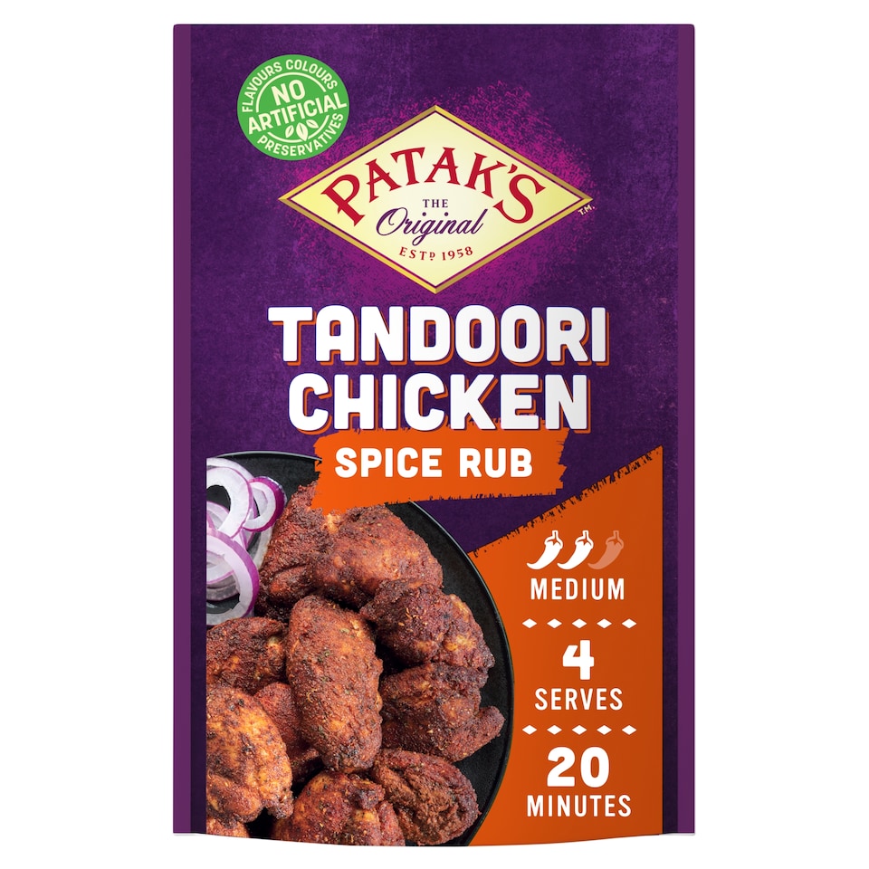 image 1 of Patak's Tandoori Chicken Spice Rub 25g