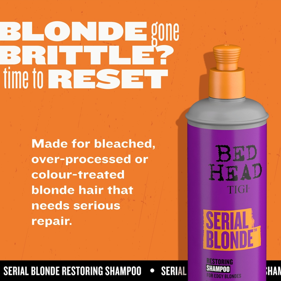 image 1 of Bed Head Tigi Serial Blonde Shampoo 400Ml