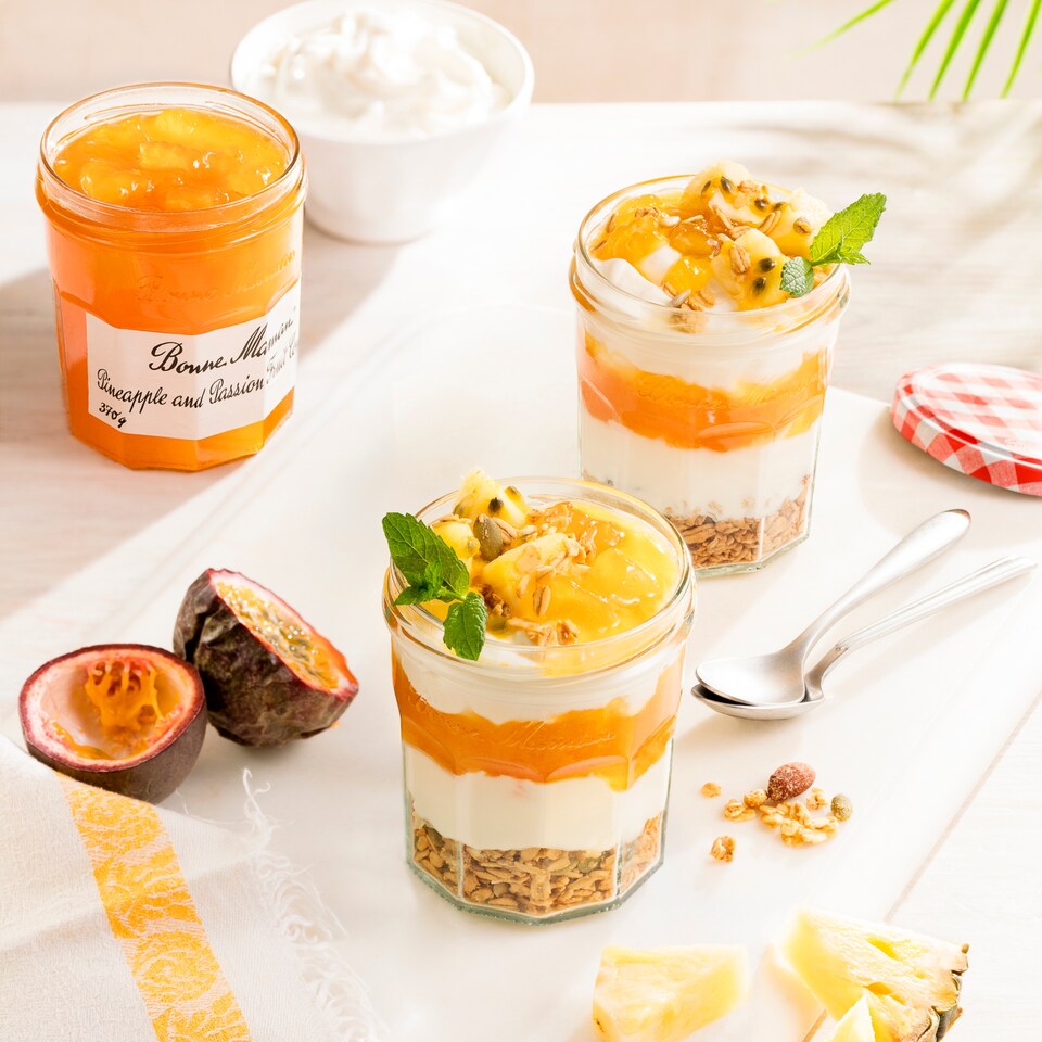 image 1 of Bonne Maman Pineapple and Passion Fruit Jam 370g