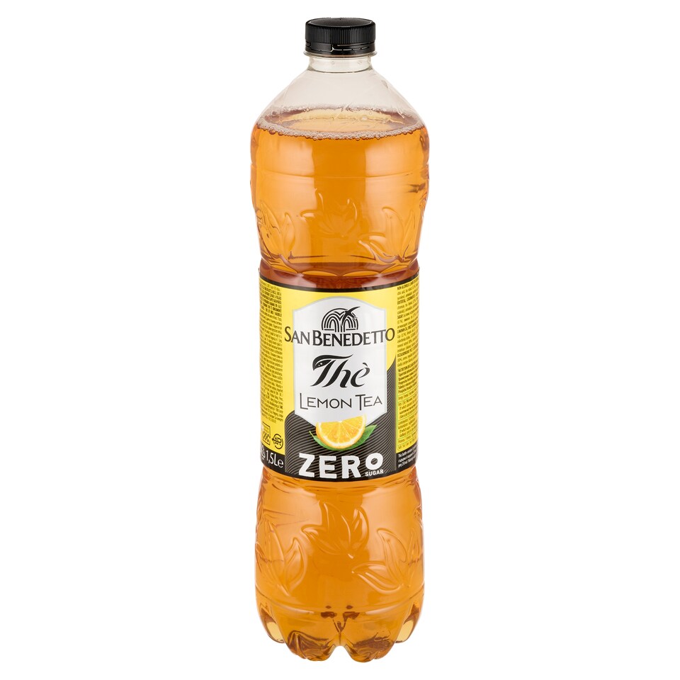 San Benedetto citromos ice tea ízű cukormentes, alkoholmentes üdítőital 1,5 l  1. kép