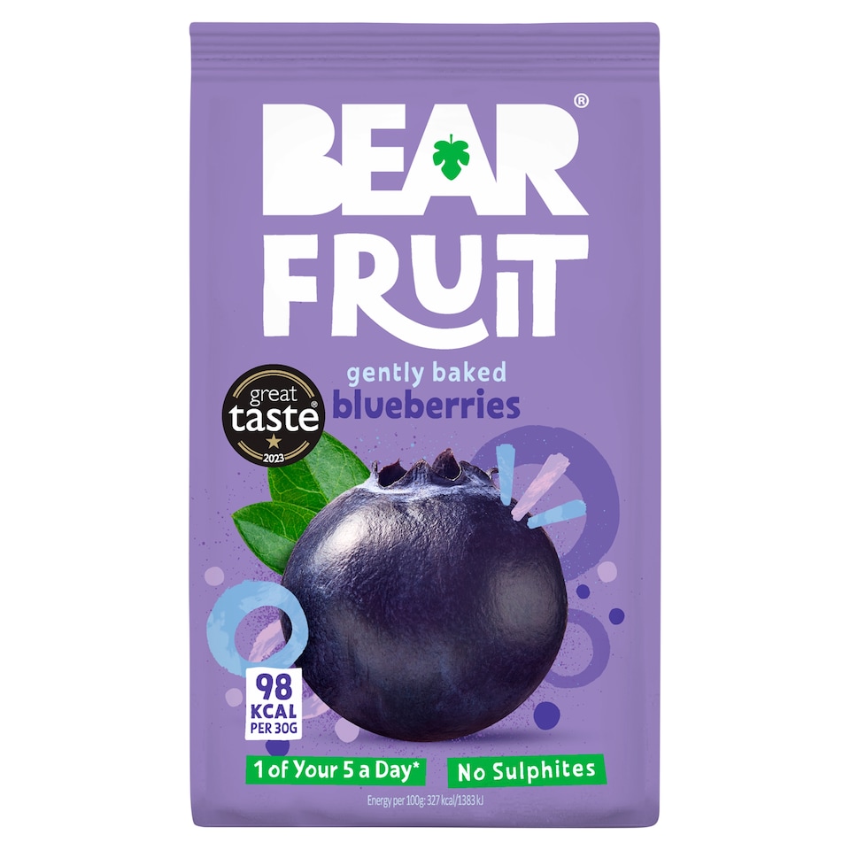 image 1 of BEAR Fruit Dried Blueberries 75g