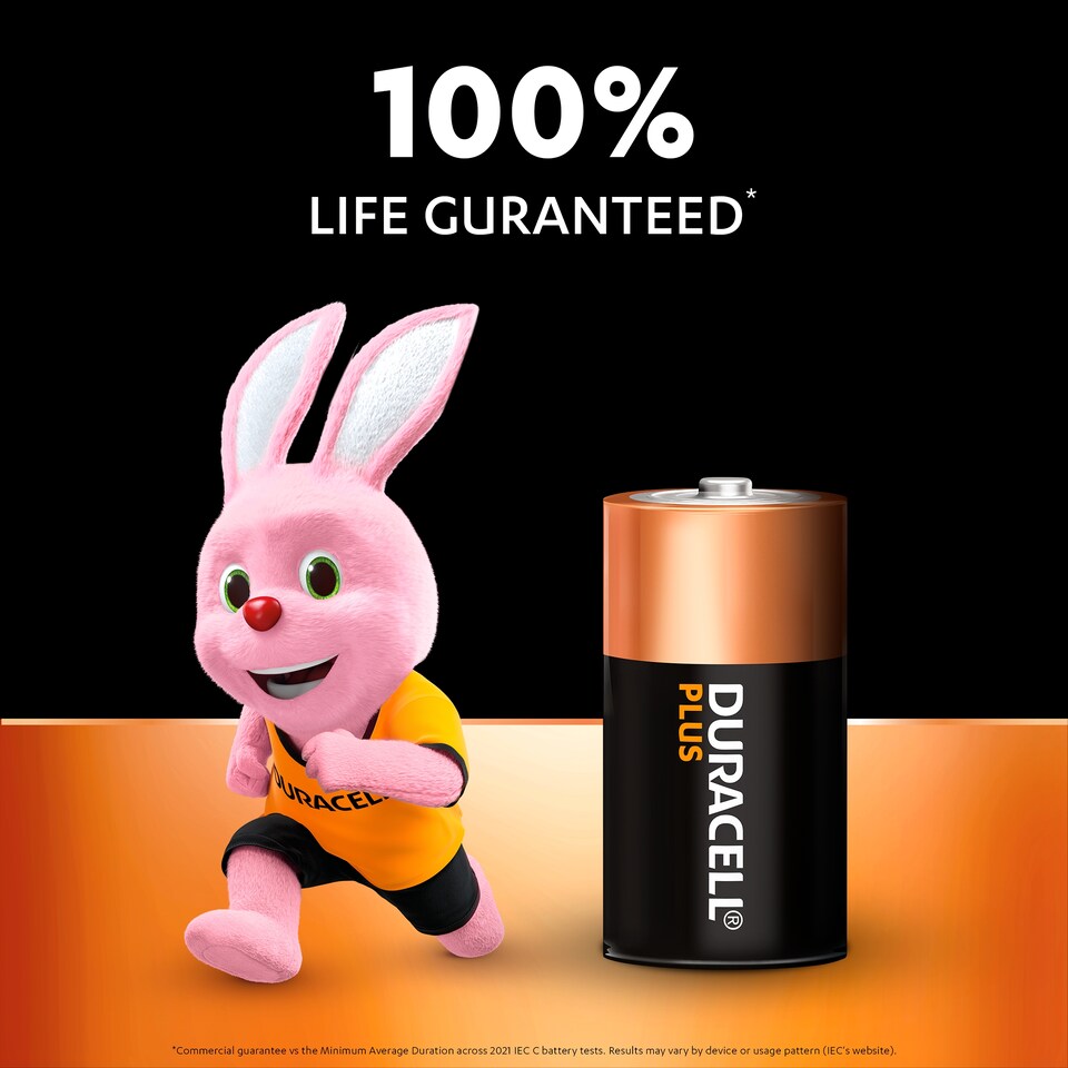 image 1 of Duracell Plus C 2 Pack