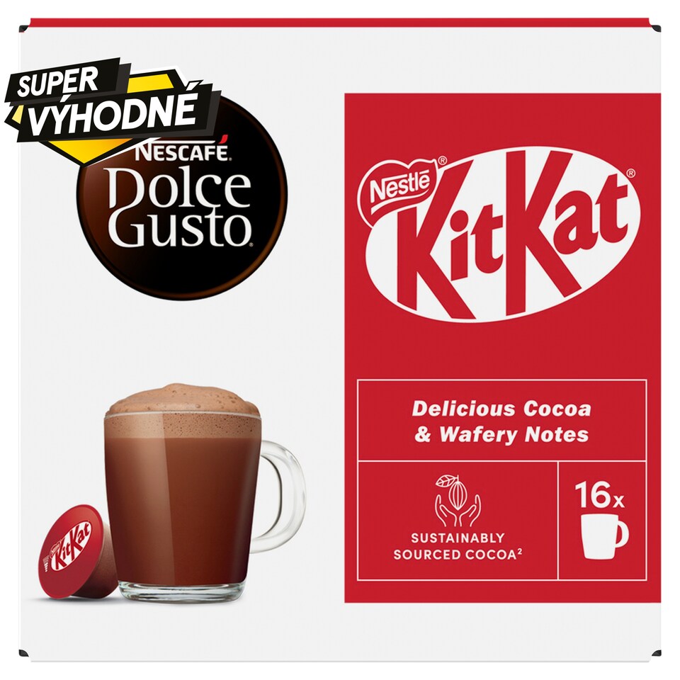 Obrázek 1 pro produkt NESCAFÉ Dolce Gusto KitKat - kapsle - 16 ks