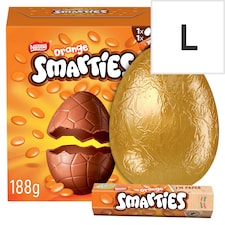 Smarties Orange Chocolate Large Easter Egg 188G