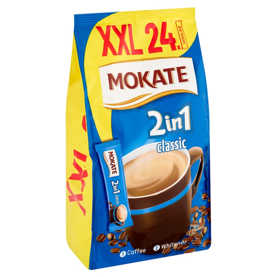 image 1 of Mokate 2in1 Classic Instant Coffee Drink in Powder 24 x 14 g (336 g)
