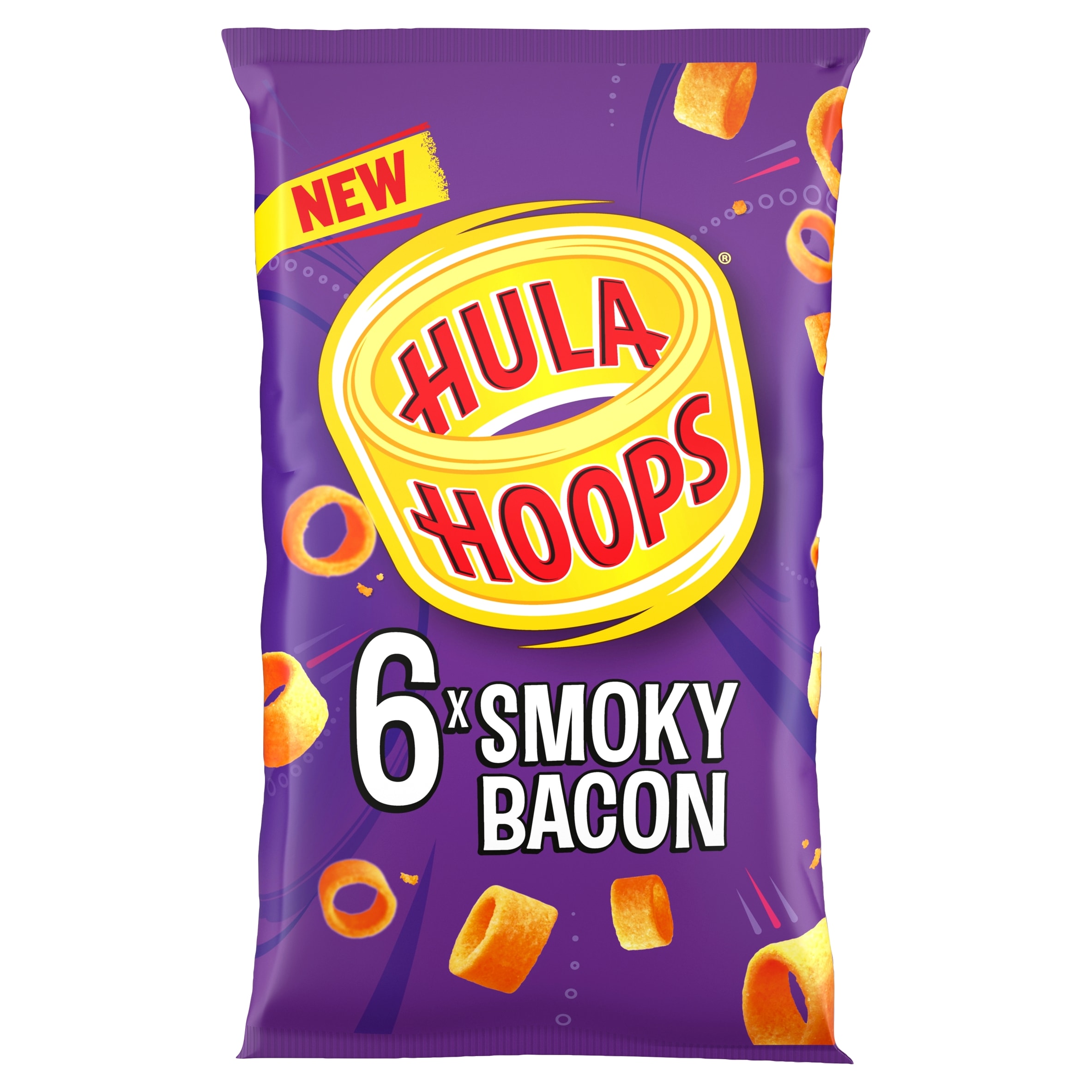 Hula Hoops Smoky Bacon Multipack Crisps 6x24g