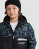 image 2 of Minecraft Creeper Print Puffer Jacket in Black
