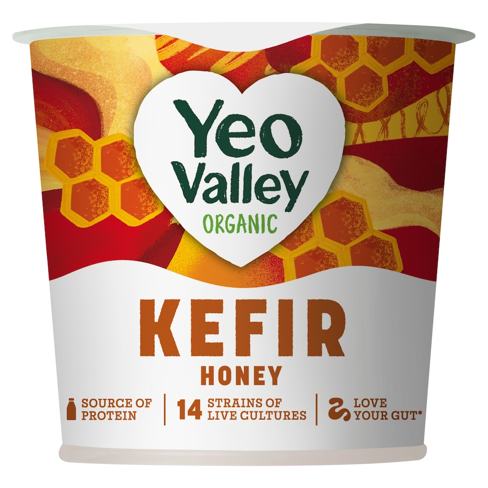 Yeo Valley Organic Kefir Honey Yogurt 350g