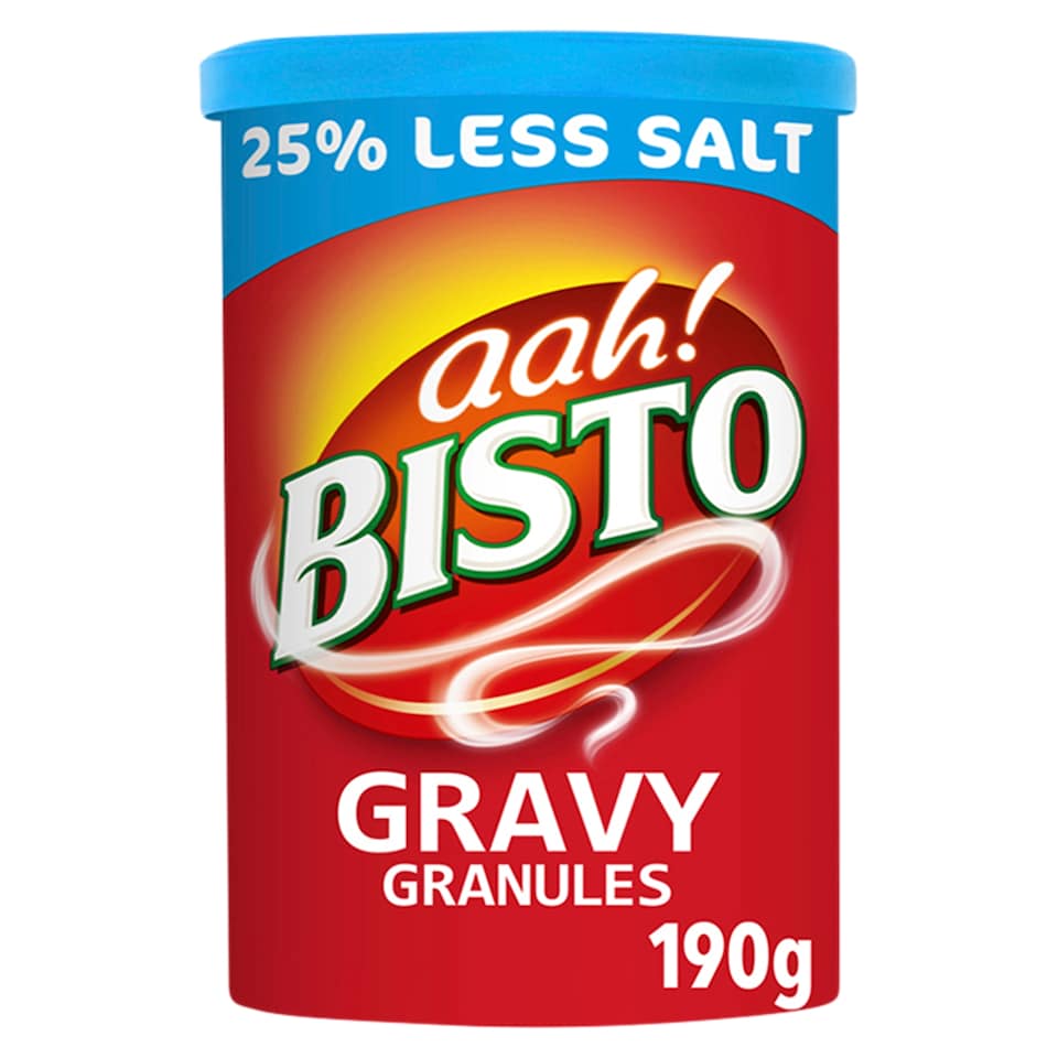 Bisto Reduced Salt Gravy Granules 190G