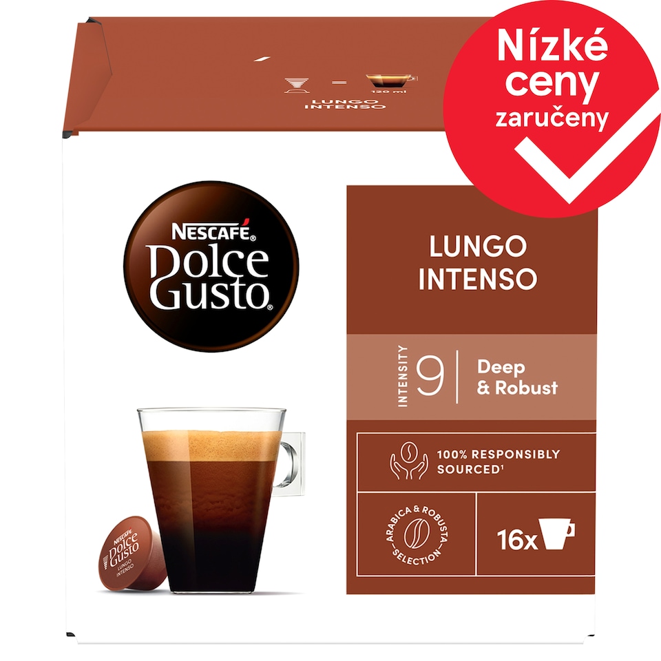 NESCAFÉ® Dolce Gusto® Lungo Intenso - kávové kapsle - 16 kapslí v balení