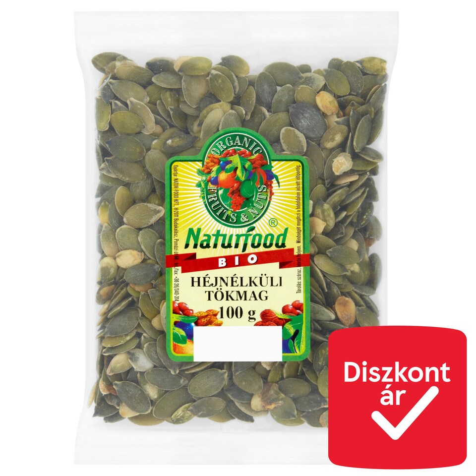 Naturfood Organic Pumpkin Seeds without Shell 100 g