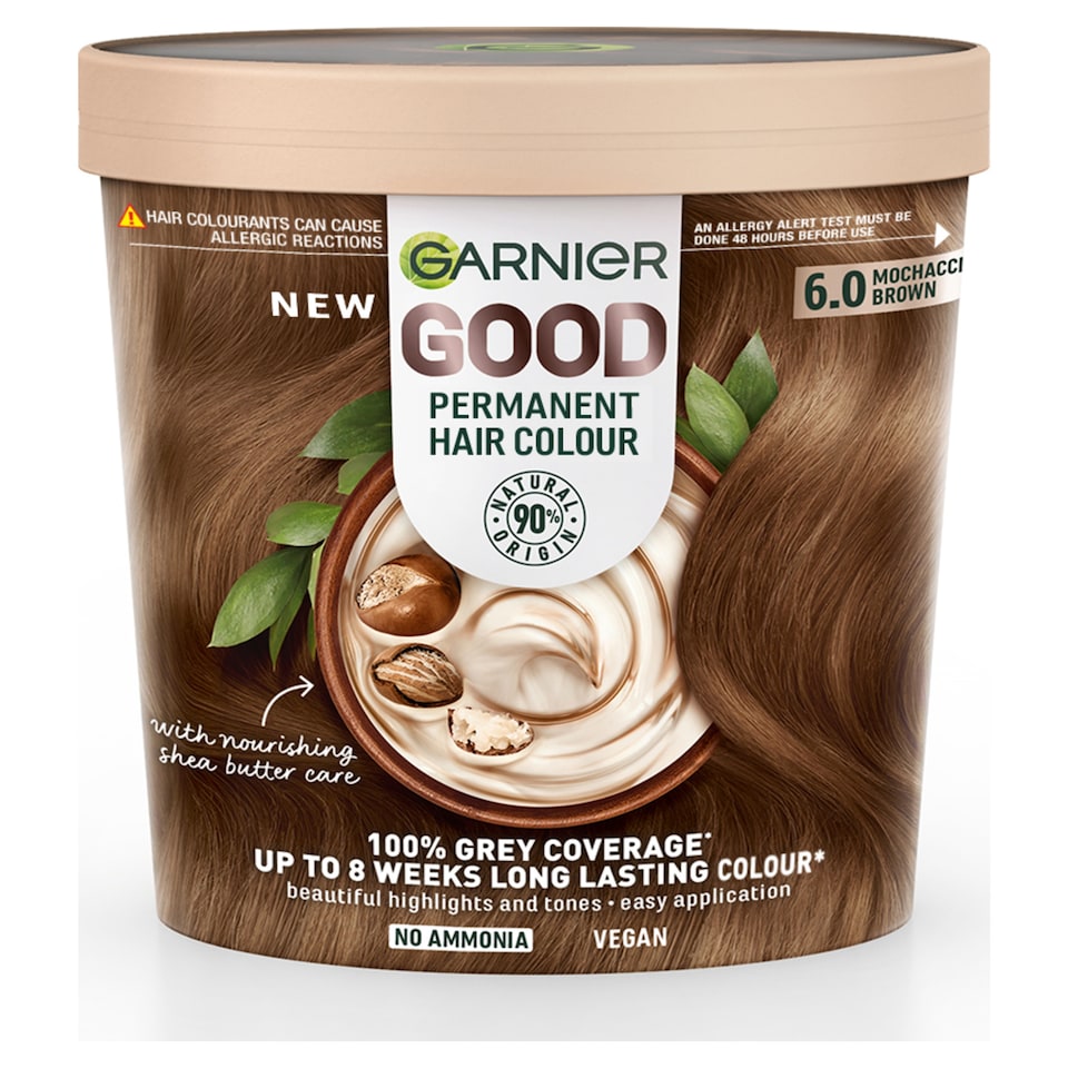 image 1 of Garnier Good Permanent Hair Colour - 6.0 Mochaccino Brown