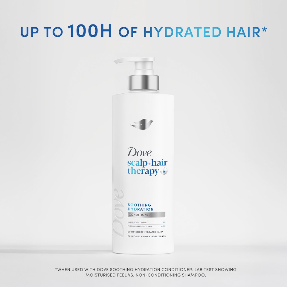 image 1 of Dove Scalp Hair Therapy Soothing Hydration Conditioner 400ml