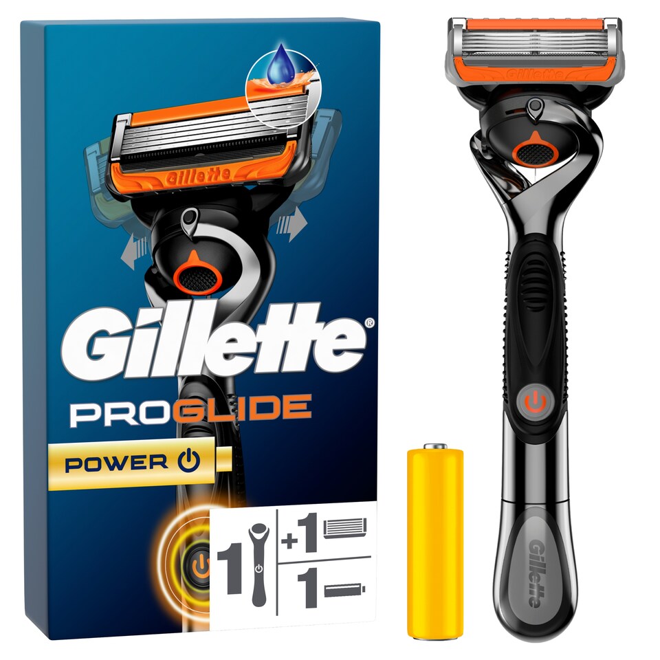 obrázok 1 z Gillette ProGlide Power Holiaci Strojček pre Mužov, 1 Gillette Holiaci Strojček s 5 Čepieľkami
