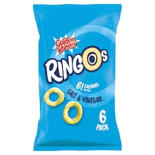 Golden Wonder Salt & Vinegar Ringos 6 Pack 75G