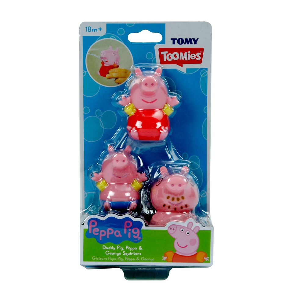 image 1 of peppa pig bath floats squirters (styles vary) ny
