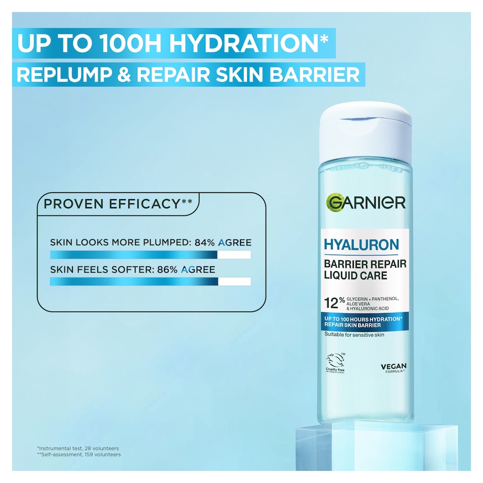image 1 of Garnier Hyaluron Barrier Repair Liquid Care 120ml